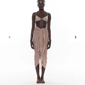 Elegant Tan Bikini Set